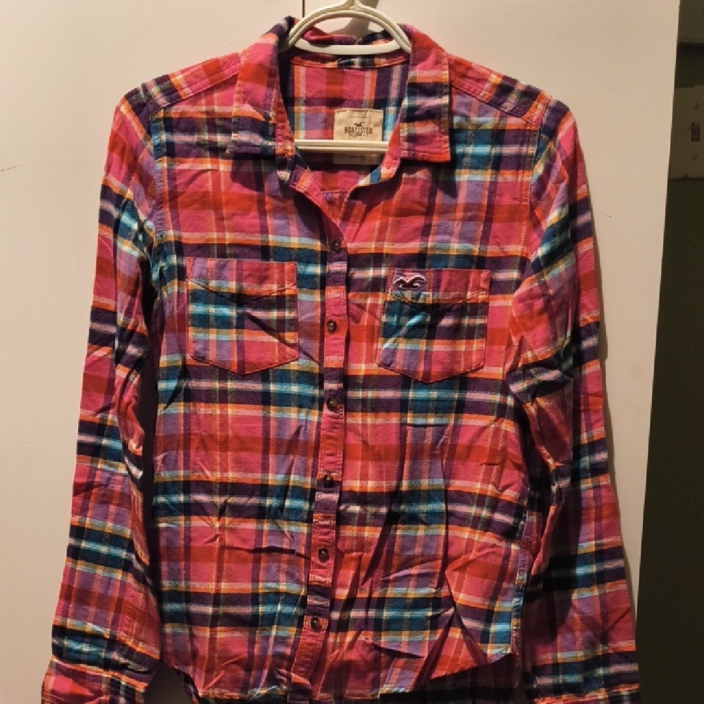 Hollister - Women's Colorful Plaid Shirt
